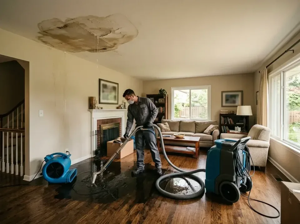 attic-pipe-burst-ceiling-drip-008 — frequently asked questions, Water Damage Restoration & Carpet Care in Sun Village, CA